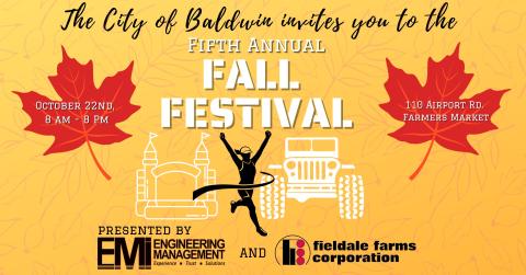 The festival will be held at the Farmer’s Market at 110 Airport Road on Oct. 22.