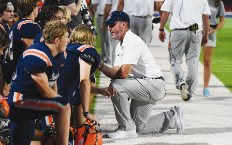 Habersham Central coach Benji Harrison has an extra week to come up with an inspirational speech for his Raiders before they take on Gainesville Oct. 14. TOM ASKEW/Special 