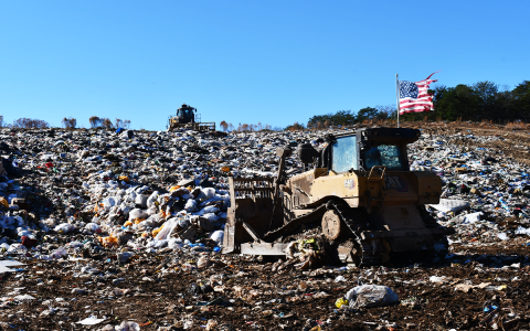 The workers at the Habersham County Landfill have their work cut out for them, as the cells are filling up fast. JOHN DILLS/Staff