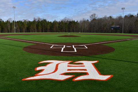 The new turf is down at Raider Park in Demorest, and it is ready for the first official day of baseball practice on Jan. 9. MATTHEW OSBORNE/Staff 