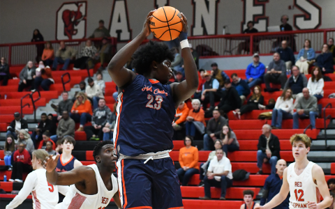  The boys – led by big man JoJo McCurry – won 57-50. MATTHEW OSBORNE/Staff