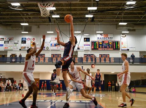 Habersham Central's Brannon Gaines goes to the hole against Gainesville. ZACH TAYLOR/Special