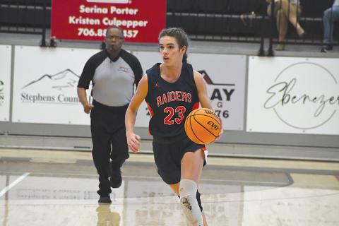 Habersham Central’s Kyia Barrett has one more year to go with the Lady Raiders before taking her talents to Anderson, S.C.