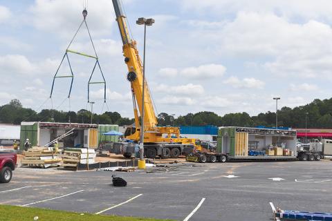 Construction crews have been hard at work trying to reach their finish date of July 1 so Sonic can open swiftly after.