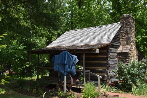 The Big Holly Cabin is one of the oldest pioneer cabins in the area. 