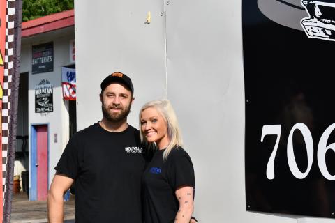 Tanner and Mish Pirkle are the proud  owners of Mountain Automotive, and opened their doors to Habersham and other communities in April. JOHN DILLS/Staff