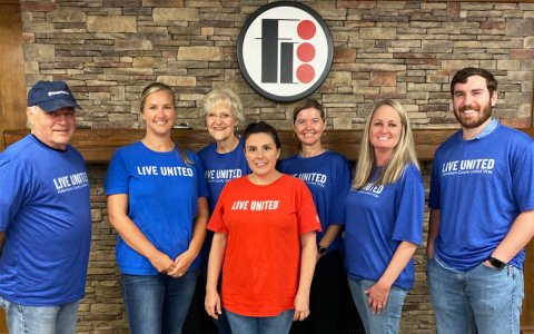 Habersham County United Way Board members include (from left) Bill Calloway, Candice Holcomb, Carol Perkins, Olivia Schapansky, Michelle Blackburn, Jennifer Burton and Michael Fairbairn. JENNIFER BURTON/Submitted