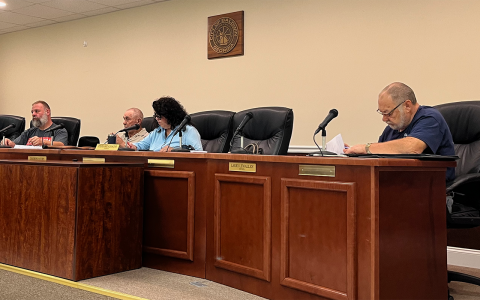 Baldwin’s council was missing Mayor Alice Venter, and Mayor Pro-Tempore Stephanie Almagno led the meeting. JOHN DILLS/Staff