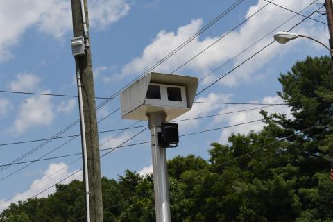 Speed zone cameras in school zones in Baldwin (shown above) and Tallulah Falls will help keep folks mindful of speed limits as school begins Aug. 4. JOHN DILLS/Staff