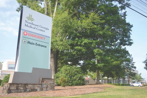 The signs have changed over to Northeast Georgia Medical Center-Habersham. MATTHEW OSBORNE/Staff