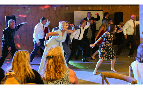 The group dances together at the final gala for Dancing With the Stars for Circle of Hope on Saturday night. SUZANNE DOW/Submitted