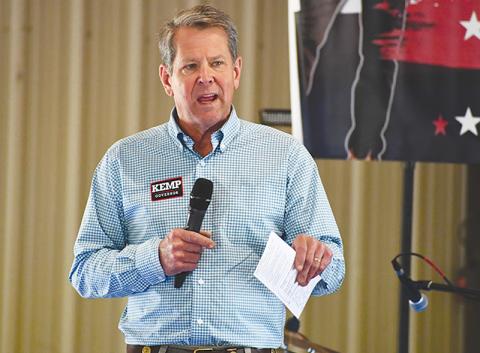 Georgia Gov. Brian Kemp. File Photo
