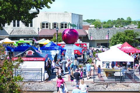 The Big Red Apple Festival will draw thousands of folks from all over the region on Saturday in Cornelia. ZACH TAYLOR/Special