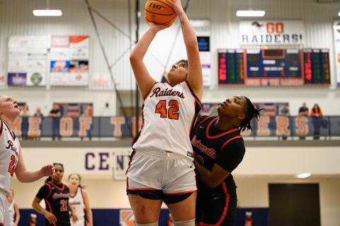 Habersham Central graduate Gabby Santiago was one of Coach Bill Bradley’s most reliable post players the last four years. Now she will get a shot at playing at Piedmont University. ZACH TAYLOR/FILE