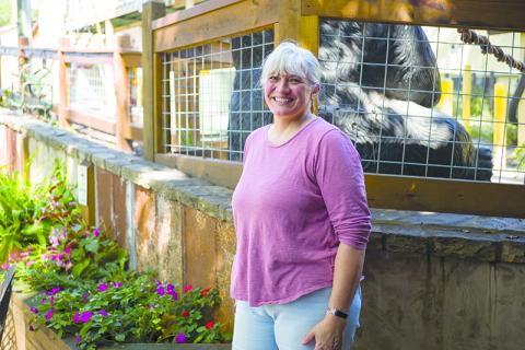 Local artist and creative Gretchen Vanderbunt stands for a photo in Helen, Georgia. ZACH TAYLOR/Special