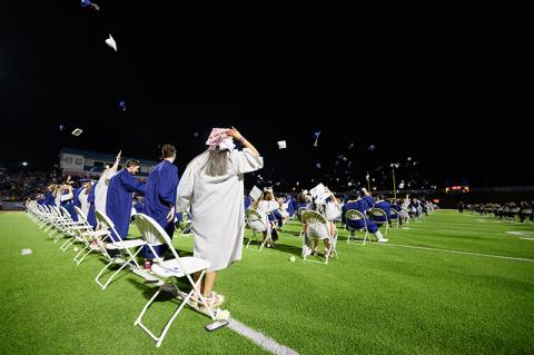 Photo of the Class of 2023 graduation in May. ZACH TAYLOR/Special