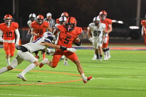 Habersham Central’s Zeke Whittington is five catches away from surpassing Tavarres King as the school’s all-time receptions leader. TOM ASKEW/Special