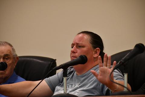 Mayor Alice Venter and the Baldwin City Council were working Tuesday night to get on the same page about a millage rate rollback. JULIANNE AKERS/Staff