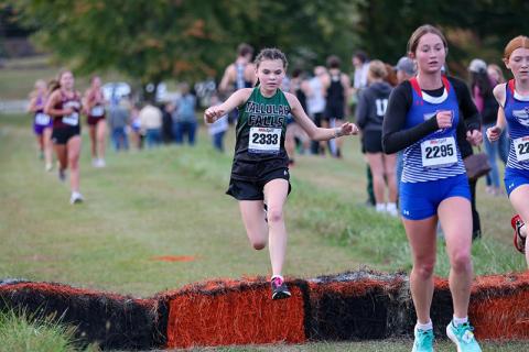 Tallulah Falls’ Avery Keim took seventh in the regional championship meet. AUSTIN POFFENBERGER/Special