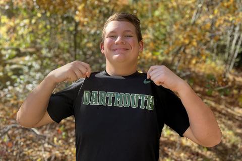 Habersham Central senior Brad Chosewood is excited about heading to Dartmouth College next year to continue his track and field career. SUBMITTED