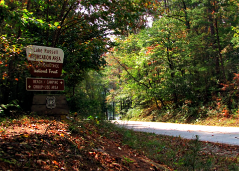 Lake Russell recreation area