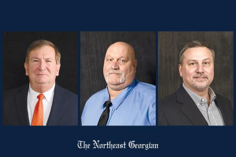 Harkness, Palmer, Akins incumbents running in 2024. Graphic by Zach Taylor