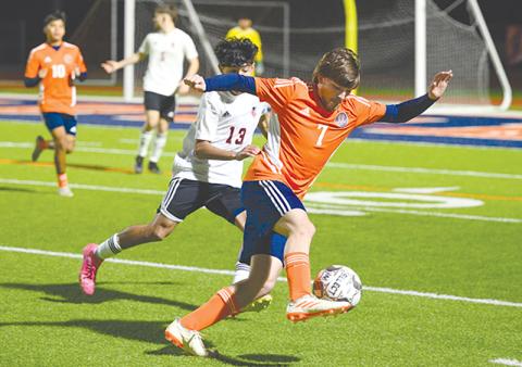 Tucker Bohannon (above) and Habersham Central’s boys soccer team took on North Forsyth at home Tuesday after press time for the region championship. 