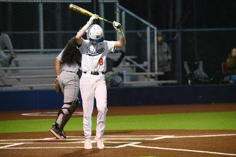 Hudson Gailey raises his bat in frustration after striking out to end the ball game against Apalachee on Wednesday night. ZACH TAYLOR/Special