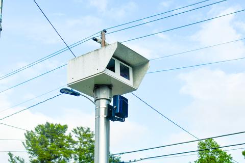 Photo of a speed camera in Baldwin. FILE