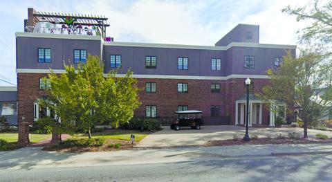The Collegiate Hotel in Auburn, Ala., was used in a presentation at Monday’s Clarkesville meeting to illustrate what Clarkesville leaders would like to see downtown in the future. GOOGLE EARTH