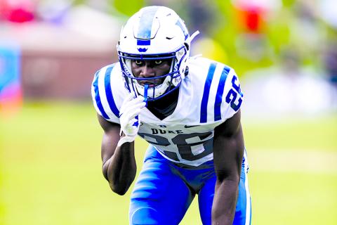 Duke’s Joshua Pickett is about to play his fourth year in Durham after a stellar high school career with the Raiders. DUKE ATHLETICS/Courtesy