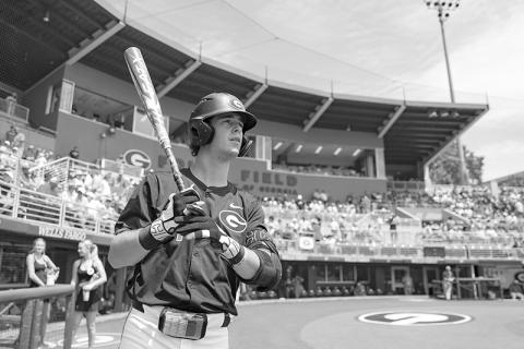 Georgia’s Charlie Condon put up insane numbers this season and was the third pick overall in Major League Baseball to the Colorado Rockies. KARI HODGES/UGAAA