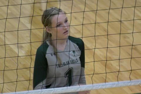 Lily Smith stepped up late for the Lady Indians Tuesday evening. TFS ATHLETICS