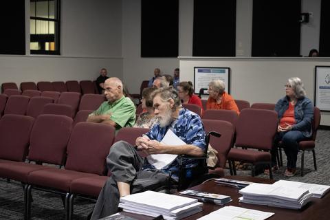 Demorest residents came out during a public hearing Tuesday night for an updated land use ordinance for the city. JULIANNE AKERS/Staff