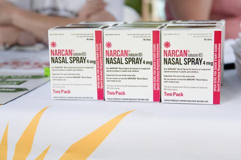All county buildings will soon be equipped with naloxone, commonly known as Narcan, a nasal spray that can reverse the effects of opioid overdose. ZACH TAYLOR/Staff