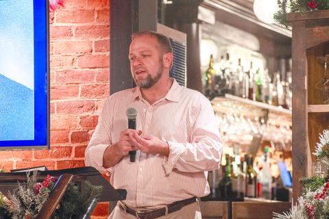 Boyd Kinney, a graduate of the drug court program, speaks about his experience. JULIANNE AKERS/Staff