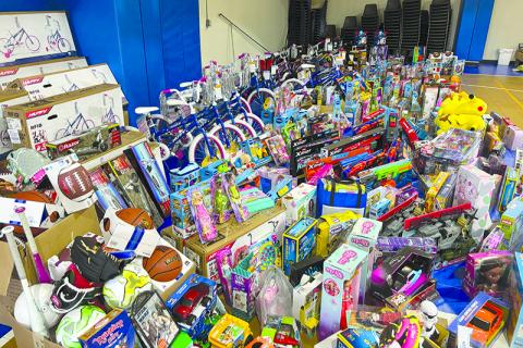 Habersham Kiwanis Club donated hundreds of toys to families this Christmas. SUBMITTED