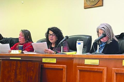 Baldwin Mayor and Council discussed HB 581 at its work session on Tuesday. JULIANNE AKERS/Staff