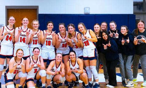 The Lady Raiders are riding high after winning their sixth straight game this week. They will look to make it seven in a row Friday against East Forsyth. BROOKE BARBOUR/Special