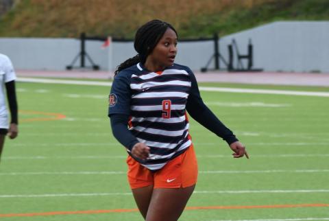 Senior Zoe Anderson should make a big impact - particularly at midfield - as the Lady Raiders navigate their new region this year. LANG STOREY/Staff