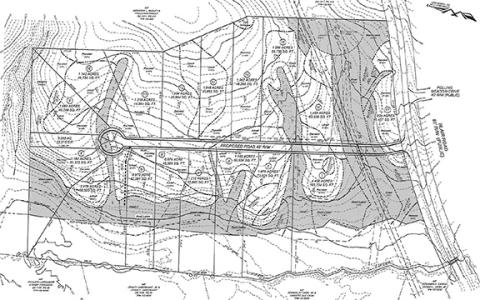 A request to rezone just over 26 acres on Blair Road in order to build a new 17-lot subdivision was put on hold by county commissioners Monday night. (Submitted)