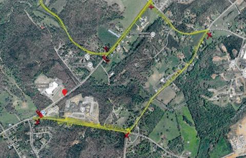 Drivers will be detoured around the partial closure of Old Athens Highway onto Level Grove Road, J. Warren Road, Old Cleveland Road and Hills Mill Road. (Submitted)