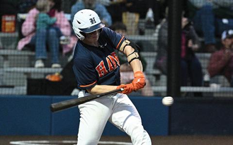 Habersham Central senior Tyler Rothell attacks the ball during a game. (Submitted)