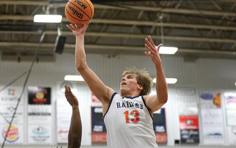 Habersham Central senior forward Judge Wilbanks (13) shots the ball during a basketball game between Stephens County and Habersham Central at the Raider Gymnasium on Friday, Dec. 19. (Landen Todd/Staff)