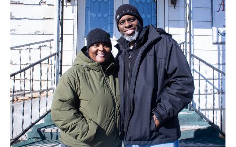 The Bushes are the newest pastoring family of Ebenezer Baptist Church in Mt. Airy. November 2025 marked their first year installation anniversary. (Hannah Caudell/Staff)