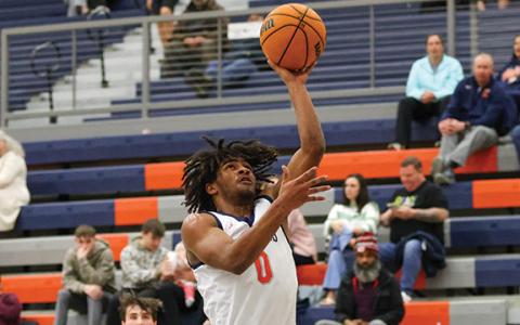Habersham Central senior Kenzie King (12) celebrates during a game between Clarke Central and Habersham Central in the Region 8 5A Tournament. (Landen Todd/Staff)