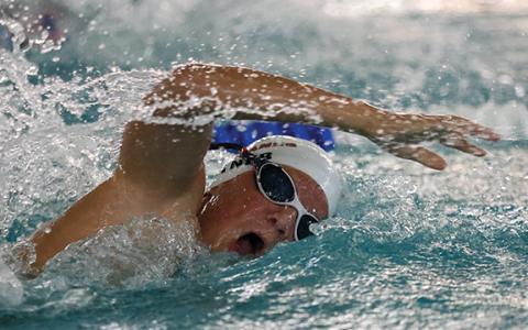Hurricane swimmer Brody Kastner in action during the Georgia Recreation and Parks Association State Qualifying Meet on Friday, June 26 at Ruby C. Fulbright Aquatic Center. (Landen Todd/Staff)