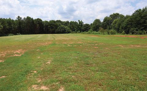 Plots of land are ready to be used for the River Upward Sports Program at The River in Alto. (Landen Todd/Staff)