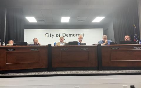 The Demorest City Council approves four items Tuesday night. (Noah Ansley/Staff)