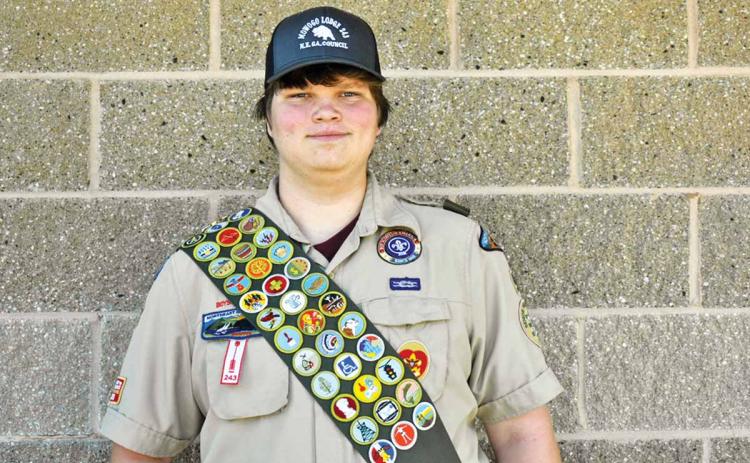 Fourteen-year-old Cameron Mote of Baldwin built four Little Free Libraries for his Eagle Scout Service Project. They are now located at Alto Town Park, Mt. Airy Town Hall, Tallulah Falls Town Hall and the Habersham County Health Department. (Photo/CHAMIAN CRUZ)